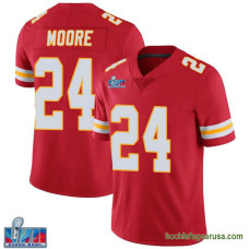 Youth Kansas City Chiefs Skyy Moore Red Game Team Color Vapor Untouchable Super Bowl Lvii Patch Kcc216 Jersey C2822